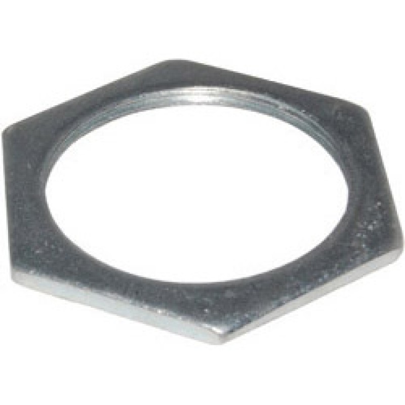 Locknut 1.5" Hexagonal Light Steel